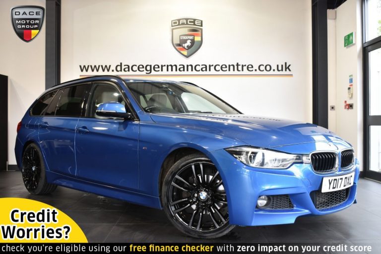 Used 2017 BLUE BMW 3 SERIES Estate 2.0 320D M SPORT TOURING 5DR AUTO 188 BHP DIESEL (reg. 2017-04-13) (Automatic) for sale in Stockport