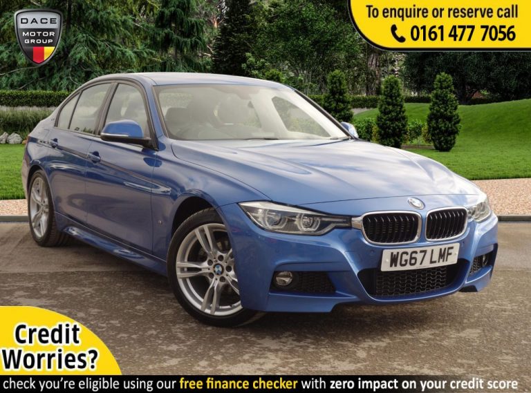 Used 2017 BLUE BMW 3 SERIES Saloon 2.0 330E M SPORT 4d AUTO 181 BHP HYBRID ELECTRIC (reg. 2017-12-14) (Automatic) for sale in Stockport