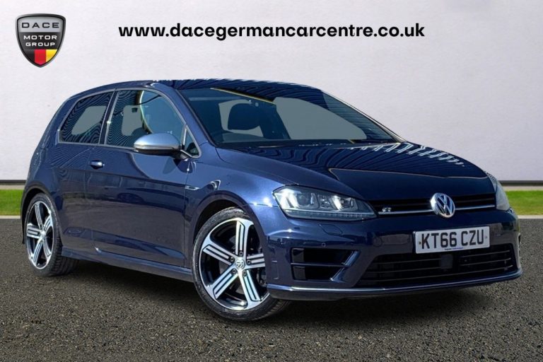 Used 2017 BLUE VOLKSWAGEN GOLF Hatchback 2.0 R DSG 3DR AUTO 298 BHP PETROL (reg. 2017-01-13) (Automatic) for sale in Stockport