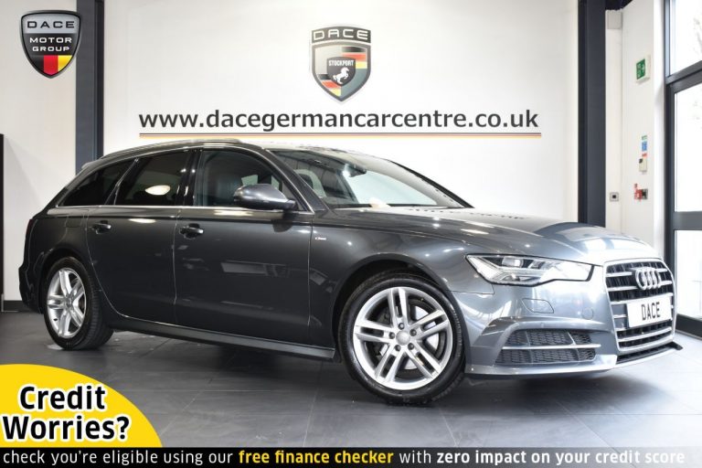 Used 2017 GREY AUDI A6 Estate 2.0 AVANT TDI ULTRA S LINE 5DR AUTO 188 BHP DIESEL (reg. 2017-04-27) (Automatic) for sale in Stockport