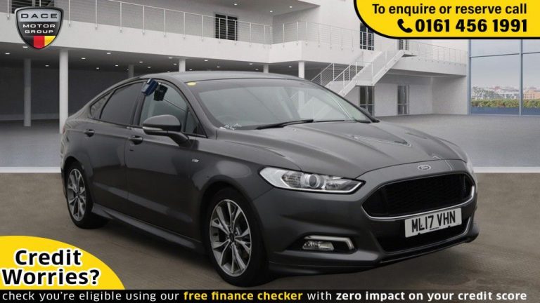 Used 2017 GREY FORD MONDEO Hatchback 2.0 ST-LINE TDCI 5d AUTO 177 BHP DIESEL (reg. 2017-03-31) (Automatic) for sale in Stockport