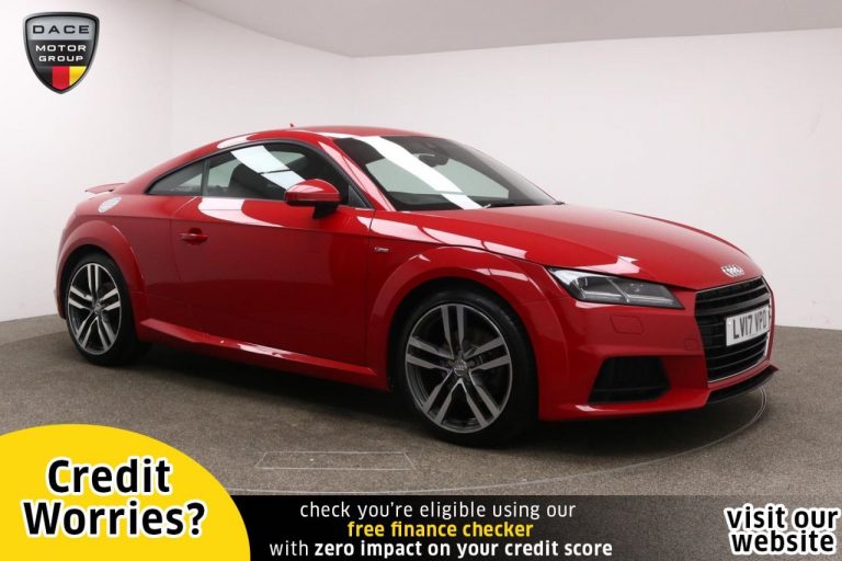 Used 2017 RED AUDI TT Coupe 2.0 TFSI S LINE 2d AUTO 227 BHP PETROL (reg. 2017-04-27) (Automatic) for sale in Stockport