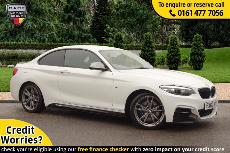 Used 2017 WHITE BMW M2 Coupe 3.0 M240I 2d AUTO 335 BHP PETROL (reg. 2017-09-04) (Automatic) for sale in Stockport