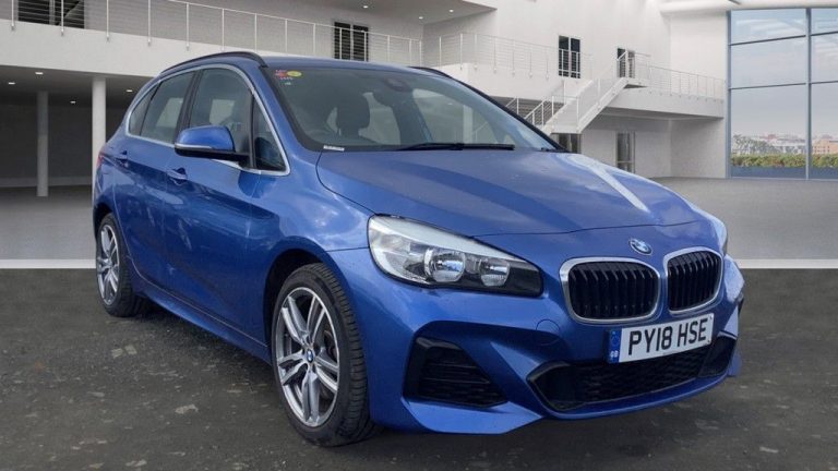 Used 2018 BLUE BMW 2 SERIES Hatchback 1.5 225XE M SPORT ACTIVE TOURER 5DR AUTO 134 BHP HYBRID ELECTRIC (reg. 2018-07-24) (Automatic) for sale in Stockport