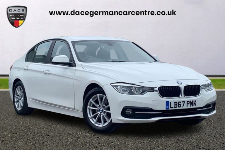 Used 2018 WHITE BMW 3 SERIES Saloon 2.0 320D ED PLUS 4DR AUTO 161 BHP DIESEL (reg. 2018-02-05) (Automatic) for sale in Stockport