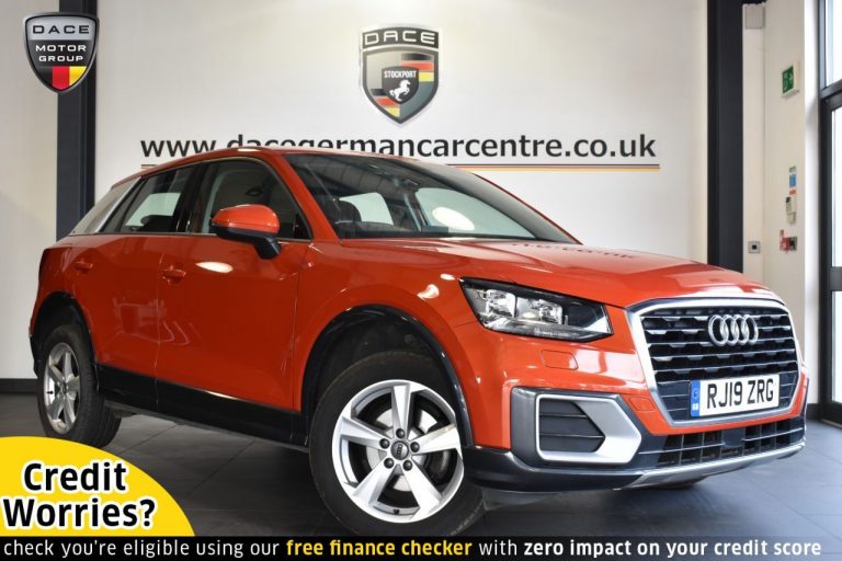 Used 2019 ORANGE AUDI Q2 SUV 1.0 TFSI SPORT 5DR AUTO 114 BHP PETROL (reg. 2019-04-26) (Automatic) for sale in Stockport