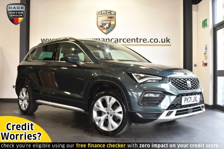 Used 2021 GREEN SEAT ATECA Hatchback 1.5 TSI EVO XPERIENCE DSG 5DR 148 BHP PETROL (reg. 2021-10-22) (Automatic) for sale in Stockport