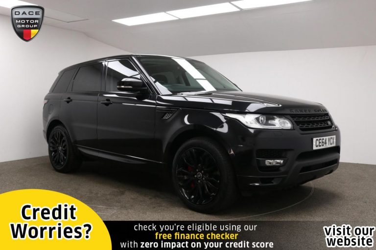 Used 2014 BLACK LAND ROVER RANGE ROVER SPORT SUV 3.0 SDV6 AUTOBIOGRAPHY DYNAMIC 5d AUTO 288 BHP DIESEL (reg. 2014-11-20) (Automatic) for sale in Stockport