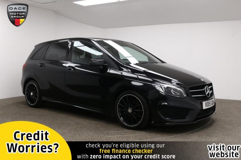 Used 2015 BLACK MERCEDES-BENZ B-CLASS MPV 1.5 B180 CDI AMG LINE PREMIUM 5d AUTO 107 BHP DIESEL (reg. 2015-03-27) (Automatic) for sale in Stockport