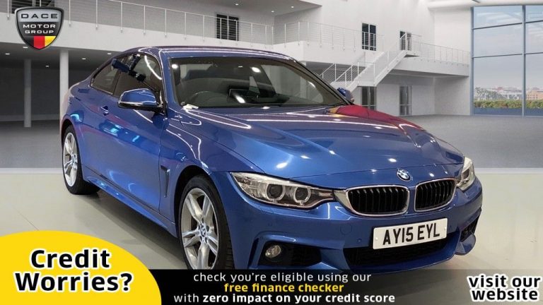 Used 2015 BLUE BMW 4 SERIES Coupe 3.0 435D XDRIVE M SPORT 2d AUTO 309 BHP DIESEL (reg. 2015-06-05) (Automatic) for sale in Stockport