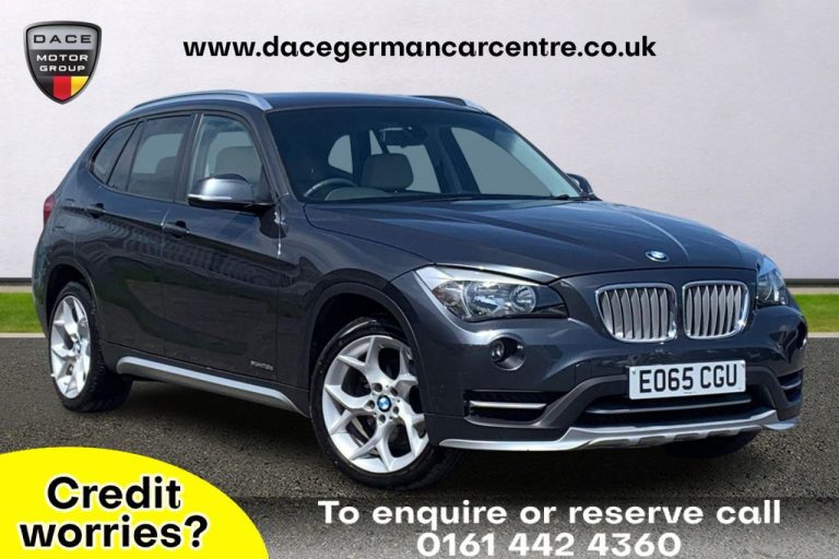 Used 2015 GREY BMW X1 4x4 2.0 XDRIVE18D XLINE 5DR AUTO 141 BHP DIESEL (reg. 2015-09-12) (Automatic) for sale in Stockport