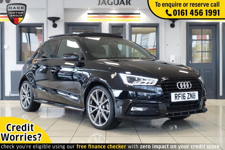 Used 2016 BLACK AUDI A1 Hatchback 1.4 SPORTBACK TFSI BLACK EDITION 5d AUTO 148 BHP PETROL (reg. 2016-07-28) (Automatic) for sale in Stockport