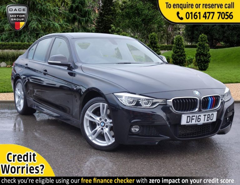 Used 2016 BLACK BMW 3 SERIES Saloon 3.0 330D XDRIVE M SPORT 4d AUTO 255 BHP DIESEL (reg. 2016-06-16) (Automatic) for sale in Stockport