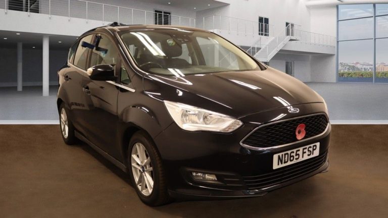 Used 2016 BLACK FORD C-MAX MPV 1.5 ZETEC TDCI 5d AUTO 118 BHP DIESEL (reg. 2016-02-22) (Automatic) for sale in Stockport