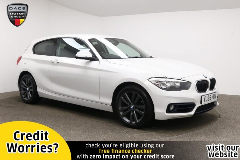 Used 2016 WHITE BMW 1 SERIES Hatchback 1.6 120I SPORT 3d AUTO 167 BHP PETROL (reg. 2016-01-29) (Automatic) for sale in Stockport