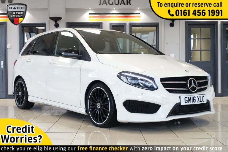 Used 2016 WHITE MERCEDES-BENZ B-CLASS MPV 2.1 B220 CDI AMG LINE PREMIUM 5d AUTO 174 BHP DIESEL (reg. 2016-06-24) (Automatic) for sale in Stockport