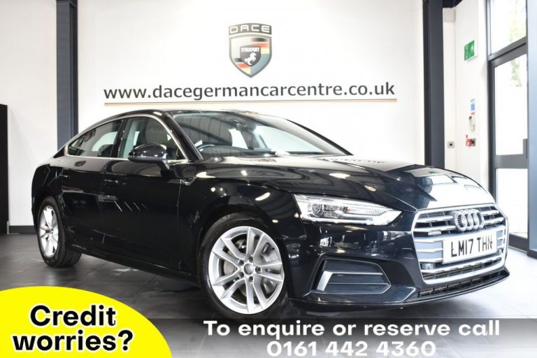 Used 2017 BLACK AUDI A5 Hatchback 3.0 SPORTBACK TDI QUATTRO SPORT 5DR AUTO 215 BHP DIESEL (reg. 2017-04-28) (Automatic) for sale in Stockport