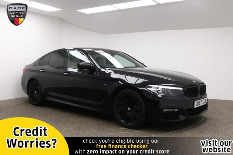 Used 2017 BLACK BMW 5 SERIES Saloon 3.0 540I XDRIVE M SPORT 4d AUTO 335 BHP PETROL (reg. 2017-09-20) (Automatic) for sale in Stockport