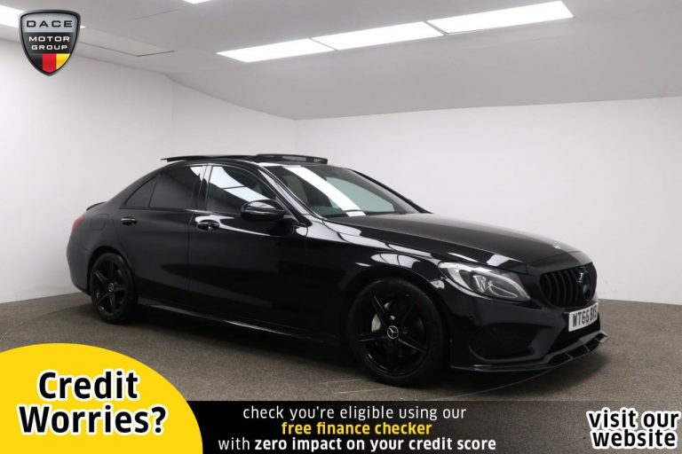 Used 2017 BLACK MERCEDES-BENZ C-CLASS Saloon 2.1 C220 D AMG LINE PREMIUM 4d 170 BHP DIESEL (reg. 2017-02-03) (Automatic) for sale in Stockport