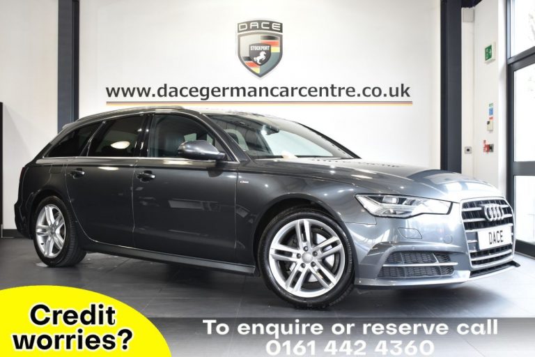 Used 2017 GREY AUDI A6 AVANT Estate 2.0 AVANT TDI ULTRA S LINE 5DR AUTO 188 BHP DIESEL (reg. 2017-04-27) (Automatic) for sale in Stockport