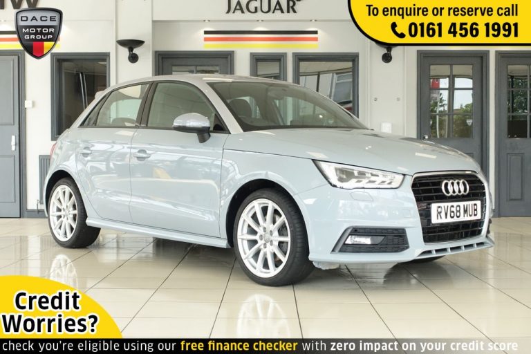 Used 2018 GREY AUDI A1 Hatchback 1.4 SPORTBACK TFSI S LINE NAV 5d AUTO 123 BHP PETROL (reg. 2018-09-17) (Automatic) for sale in Stockport