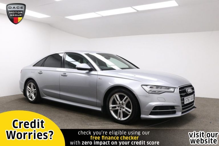 Used 2018 SILVER AUDI A6 Saloon 2.0 TDI QUATTRO S LINE 4d 188 BHP DIESEL (reg. 2018-01-17) (Automatic) for sale in Stockport