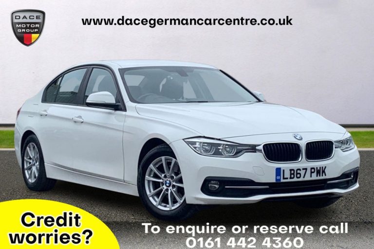 Used 2018 WHITE BMW 3 SERIES Saloon 2.0 320D ED PLUS 4DR AUTO 161 BHP DIESEL (reg. 2018-02-05) (Automatic) for sale in Stockport