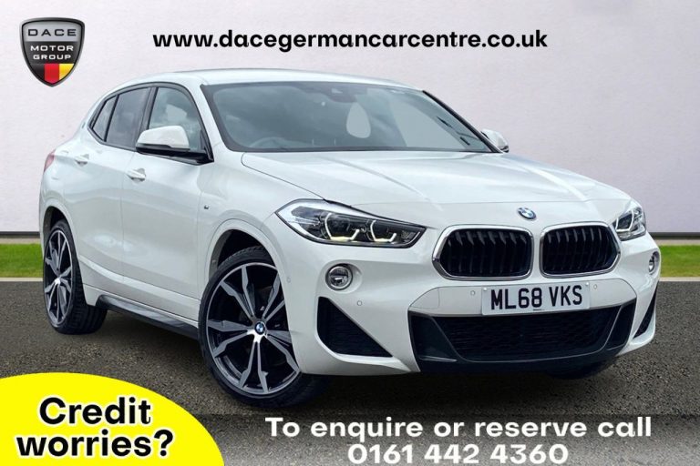 Used 2018 WHITE BMW X2 4x4 2.0 XDRIVE20D M SPORT 5DR AUTO 188 BHP DIESEL (reg. 2018-09-26) (Automatic) for sale in Stockport