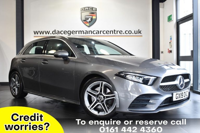 Used 2019 GREY MERCEDES-BENZ A-CLASS Hatchback 2.0 A 220 AMG LINE 5DR AUTO 188 BHP PETROL (reg. 2019-03-15) (Automatic) for sale in Stockport