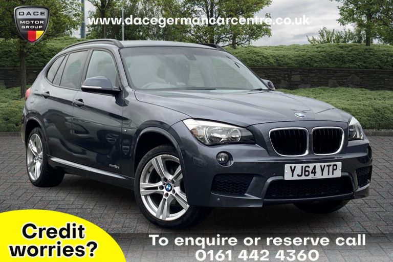 Used 2014 GREY BMW X1 Estate 2.0 XDRIVE20D M SPORT 5DR AUTO 181 BHP DIESEL (reg. 2014-09-03) (Automatic) for sale in Stockport