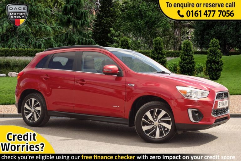 Used 2014 RED MITSUBISHI ASX Hatchback 2.3 DI-D 4 5d AUTO 147 BHP DIESEL (reg. 2014-09-01) (Automatic) for sale in Stockport