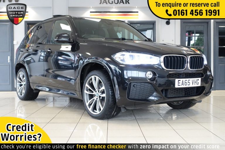 Used 2015 BLACK BMW X5 4x4 3.0 XDRIVE30D M SPORT 5d AUTO 255 BHP DIESEL (reg. 2015-11-18) (Automatic) for sale in Stockport