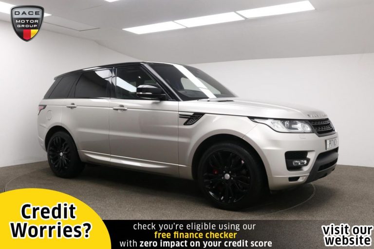 Used 2015 GOLD LAND ROVER RANGE ROVER SPORT Estate 3.0 SDV6 AUTOBIOGRAPHY DYNAMIC 5d AUTO 306 BHP DIESEL (reg. 2015-02-06) (Automatic) for sale in Stockport