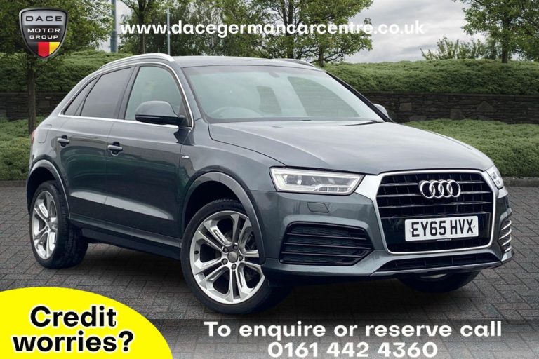 Used 2015 GREY AUDI Q3 Estate 1.4 TFSI S LINE 5DR AUTO 148 BHP PETROL (reg. 2015-09-07) (Automatic) for sale in Stockport