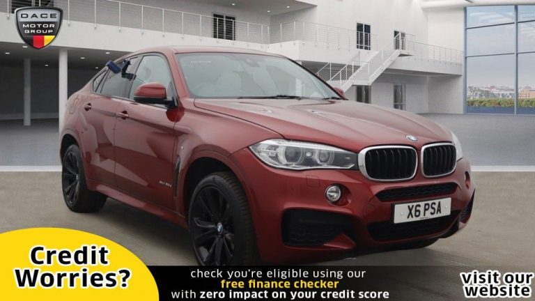 Used 2015 RED BMW X6 Coupe 3.0 XDRIVE30D M SPORT 4d AUTO 255 BHP DIESEL (reg. 2015-06-06) (Automatic) for sale in Stockport