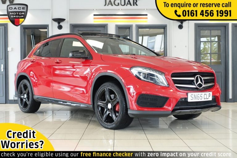 Used 2015 RED MERCEDES-BENZ GLA-CLASS 4x4 2.1 GLA220 CDI 4MATIC AMG LINE PREMIUM PLUS 5d 168 BHP DIESEL (reg. 2015-09-03) (Automatic) for sale in Stockport