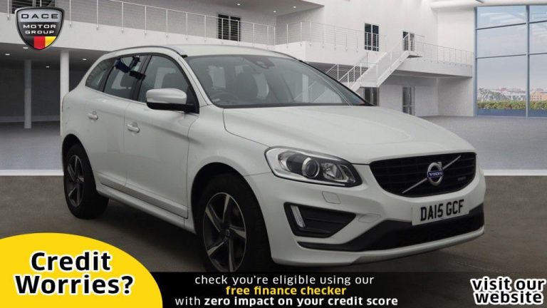 Used 2015 WHITE VOLVO XC60 Estate 2.4 D5 R-DESIGN LUX NAV AWD 5d AUTO 212 BHP DIESEL (reg. 2015-05-08) (Automatic) for sale in Stockport