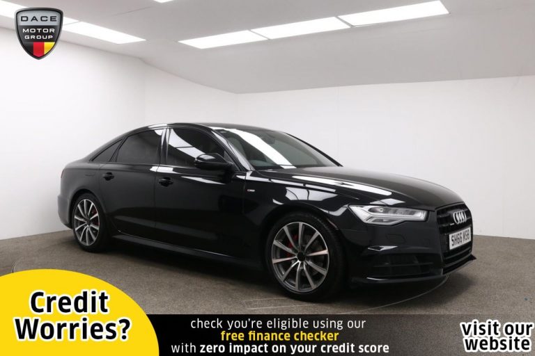 Used 2016 BLACK AUDI A6 Saloon 2.0 TDI QUATTRO BLACK EDITION 4d 188 BHP DIESEL (reg. 2016-10-24) (Automatic) for sale in Stockport