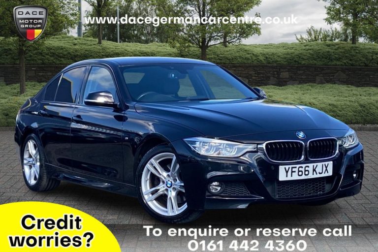 Used 2016 BLACK BMW 3 SERIES Saloon 2.0 330I M SPORT 4DR AUTO 248 BHP PETROL (reg. 2016-10-31) (Automatic) for sale in Stockport