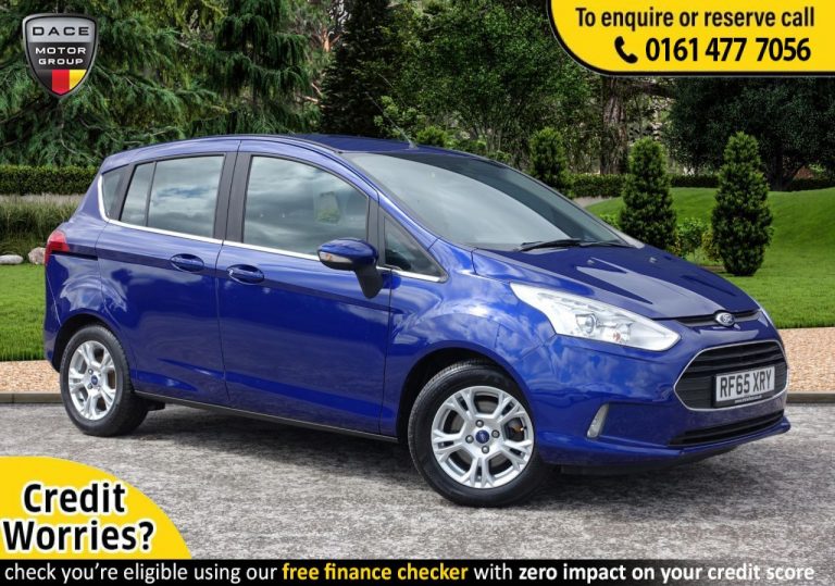 Used 2016 BLUE FORD B-MAX MPV 1.6 ZETEC 5d AUTO 104 BHP PETROL (reg. 2016-02-26) (Automatic) for sale in Stockport
