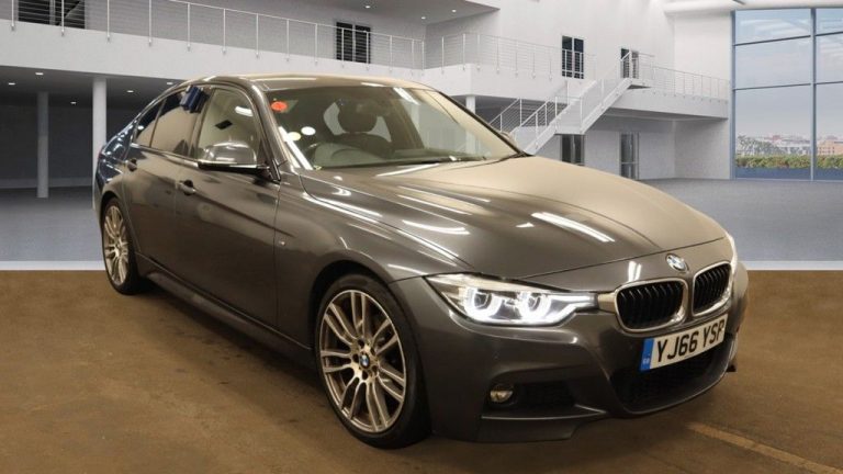 Used 2016 GREY BMW 3 SERIES Saloon 2.0 320D M SPORT 4DR AUTO 188 BHP DIESEL (reg. 2016-09-23) (Automatic) for sale in Stockport