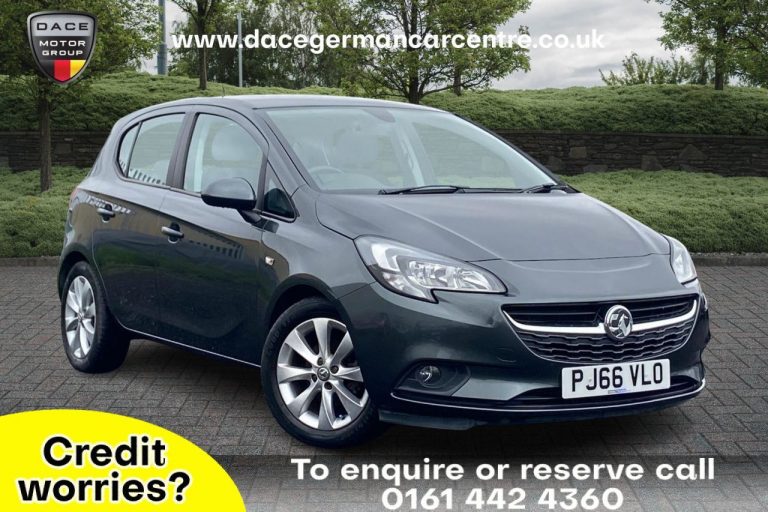 Used 2016 GREY VAUXHALL CORSA Hatchback 1.4 ENERGY AC 5DR AUTO 89 BHP PETROL (reg. 2016-11-04) (Automatic) for sale in Stockport