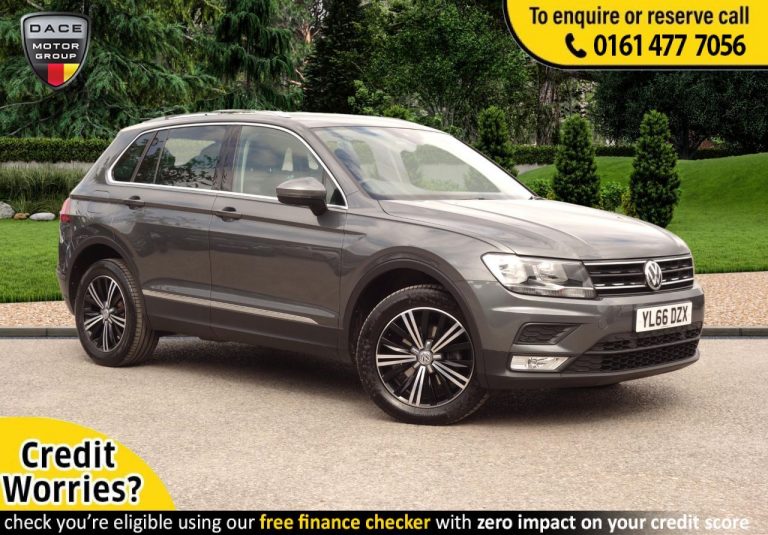 Used 2016 GREY VOLKSWAGEN TIGUAN Estate 2.0 SE TDI BMT 4MOTION DSG 5d AUTO 148 BHP DIESEL (reg. 2016-12-23) (Automatic) for sale in Stockport