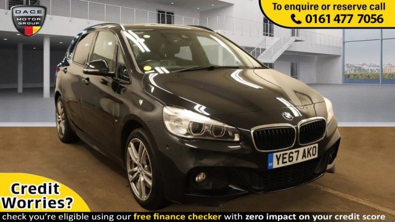 Used 2017 BLACK BMW 2 SERIES Hatchback 1.5 225XE PHEV M SPORT ACTIVE TOURER 5d AUTO 134 BHP HYBRID ELECTRIC (reg. 2017-11-22) (Automatic) for sale in Stockport