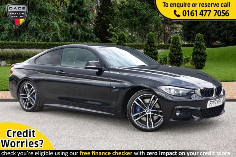 Used 2017 BLACK BMW 4 SERIES Coupe 3.0 440I M SPORT 2d AUTO 322 BHP PETROL (reg. 2017-04-14) (Automatic) for sale in Stockport