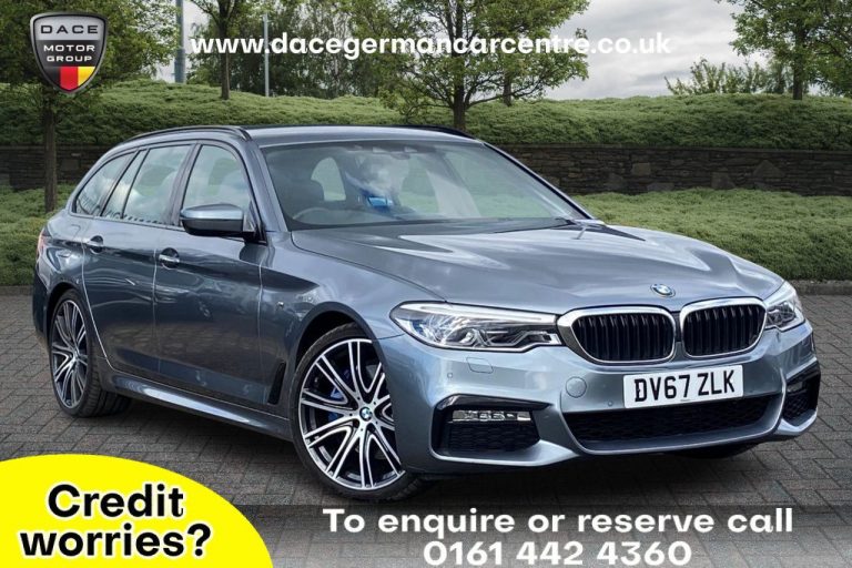 Used 2017 BLUE BMW 5 SERIES Estate 530d xDrive M Sport 5DR Auto DIESEL (reg. 2017-09-27) (Automatic) for sale in Stockport