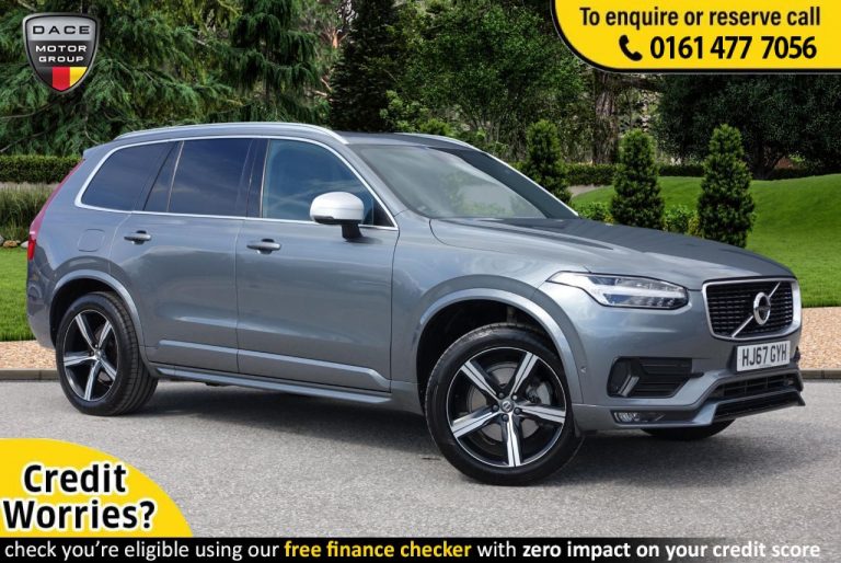 Used 2017 GREY VOLVO XC90 Estate 2.0 D5 POWERPULSE R-DESIGN AWD 5d AUTO 231 BHP DIESEL (reg. 2017-09-22) (Automatic) for sale in Stockport