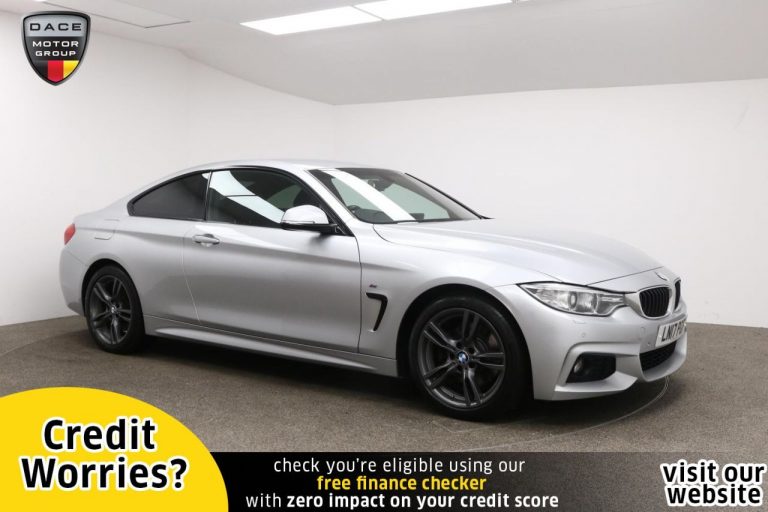 Used 2017 SILVER BMW 4 SERIES Coupe 3.0 430D M SPORT 2d AUTO 255 BHP DIESEL (reg. 2017-03-14) (Automatic) for sale in Stockport
