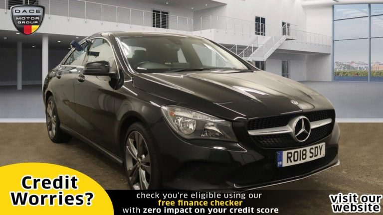 Used 2018 BLACK MERCEDES-BENZ CLA Coupe 2.1 CLA 220 D SPORT 4d AUTO 174 BHP DIESEL (reg. 2018-05-04) (Automatic) for sale in Stockport