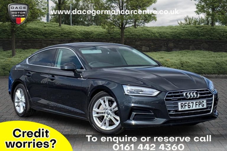 Used 2018 GREY AUDI A5 Hatchback 3.0 SPORTBACK TDI QUATTRO SPORT 5DR AUTO 215 BHP DIESEL (reg. 2018-01-31) (Automatic) for sale in Stockport